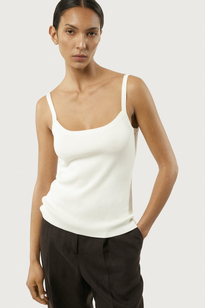 The Organic Cotton Spaghetti Tank Top