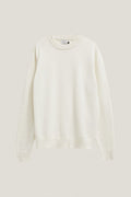 The Organic Cotton Sweater milk white- Imperfect Version