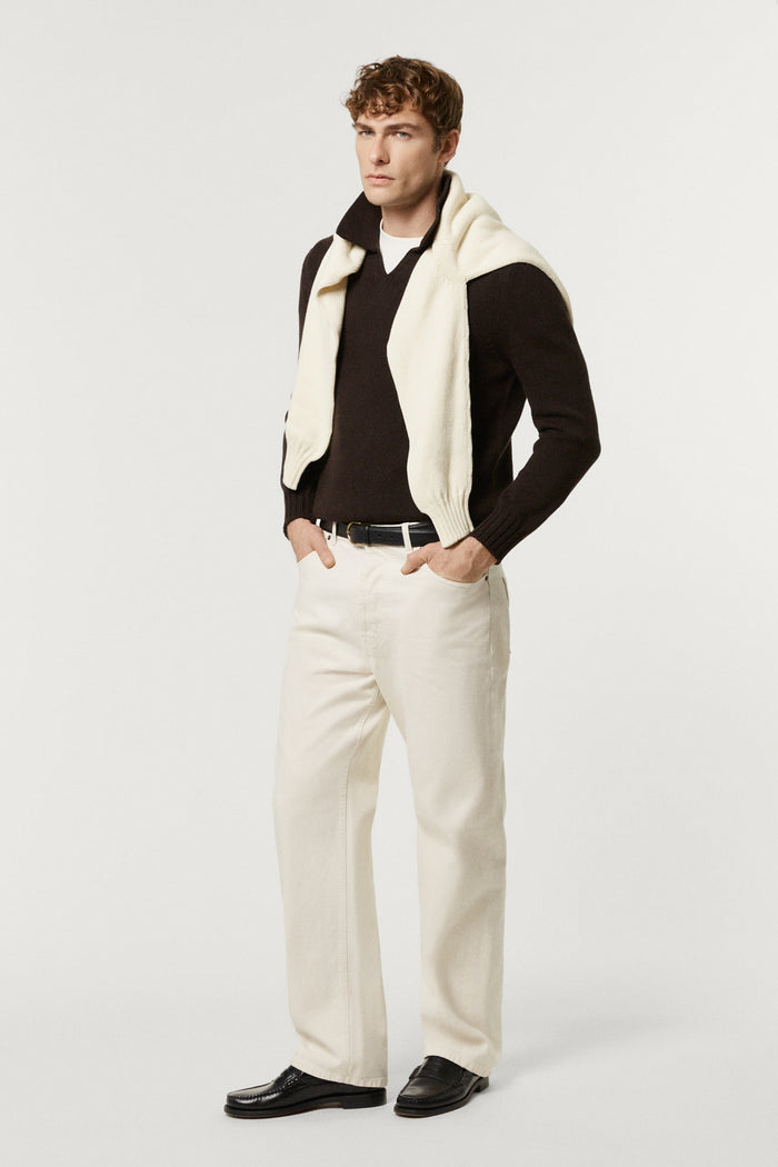 The Organic Cotton Tricot Polo brown