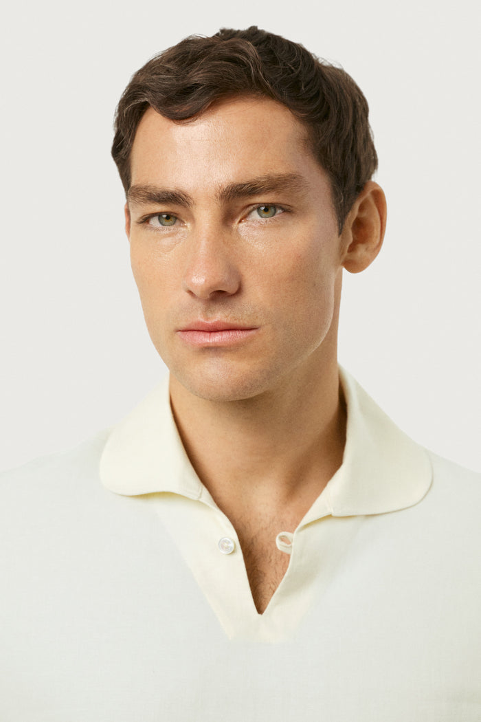 The Pure Linen Resort Polo Shirt