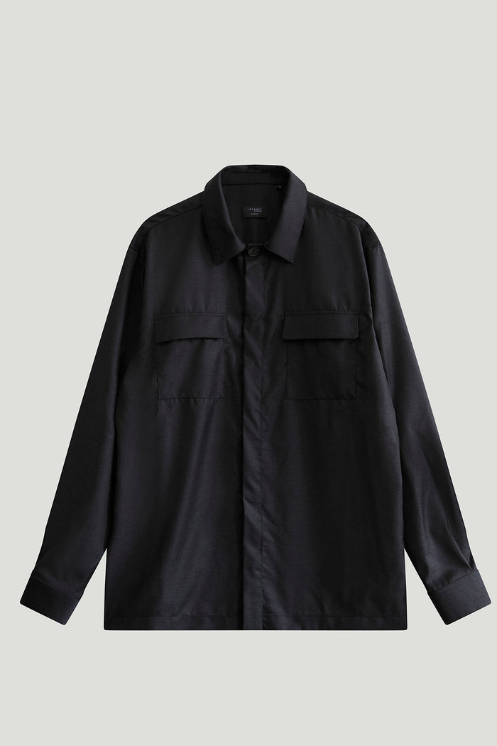The Wool Tailored Overshirt