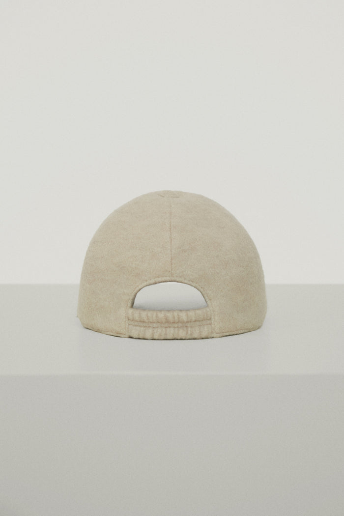 The Woolen Baseball Hat -  ecru