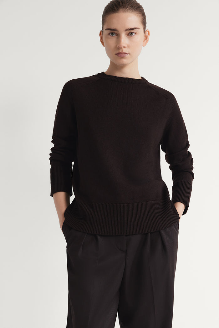The Woolen Cable Knit Skirt