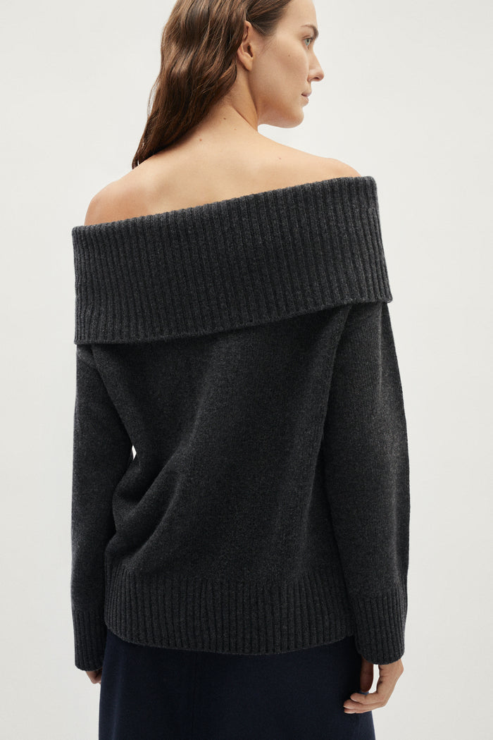 The Woolen Evening Top - grey