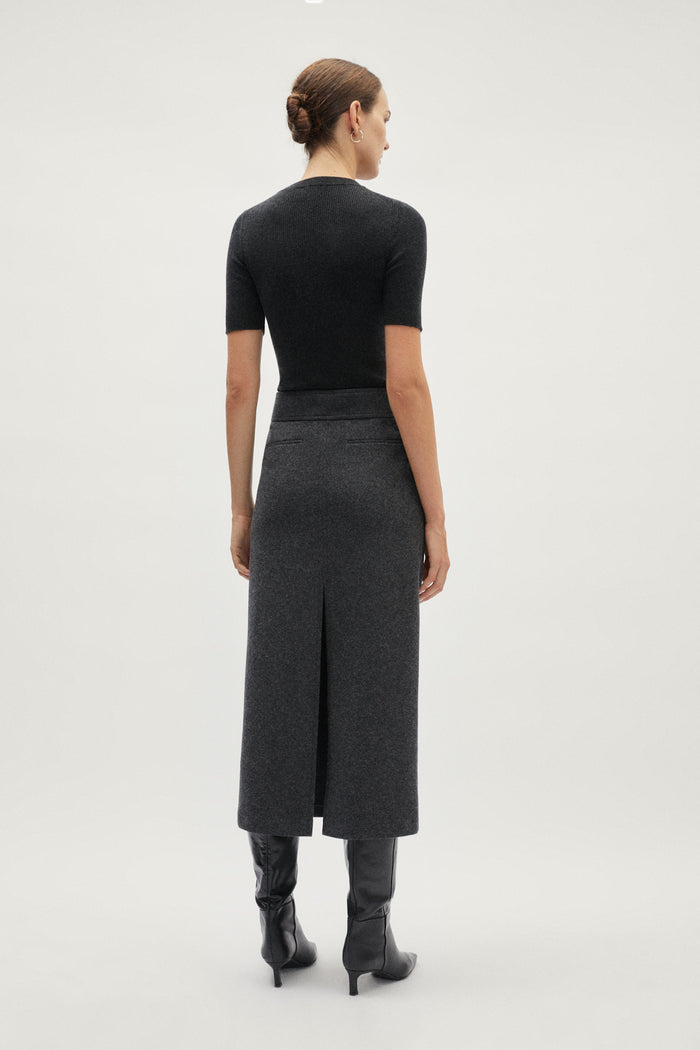 The Woolen Skirt - grey
