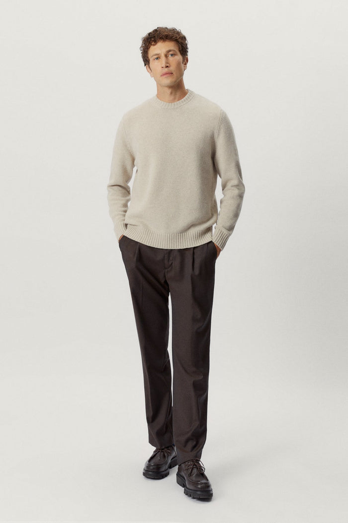 the woolen sweater ecru