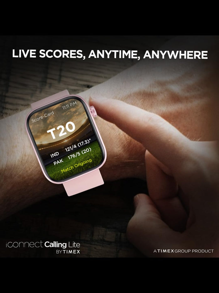 TIMEX iConnect Calling Lite 1.83"(4.6cm) Display and BT Calling Smartwatch for Unisex