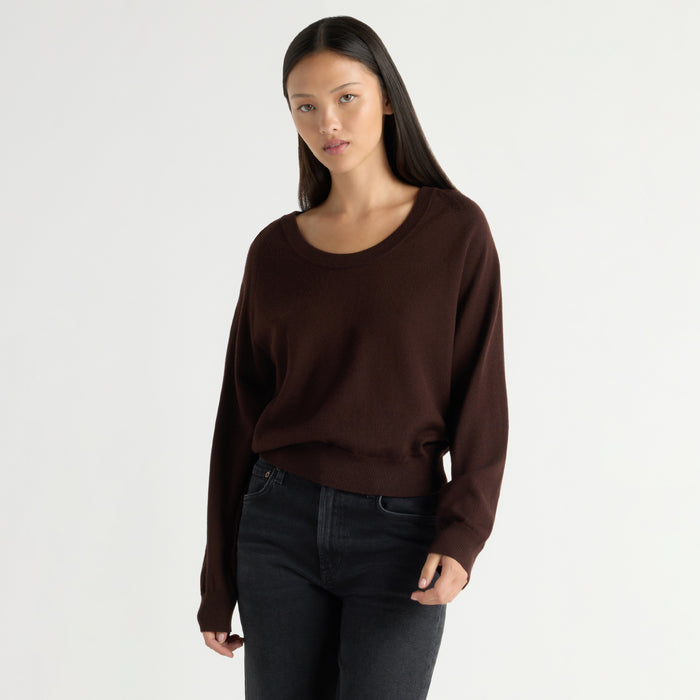 Trista Lightweight Wool U-Neck Sweater