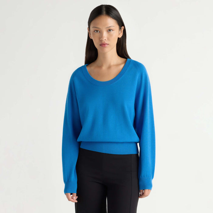 Trista Lightweight Wool U-Neck Sweater