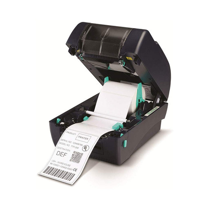 TSC Ttp 345 Thermal Transfer Desktop Barcode Monochrome Wired Home InkJet Printers, 300 Dpi, Multicolor