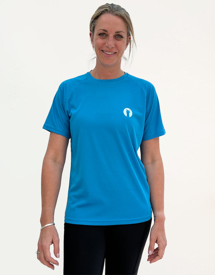 Turquoise Active Llama T-Shirt