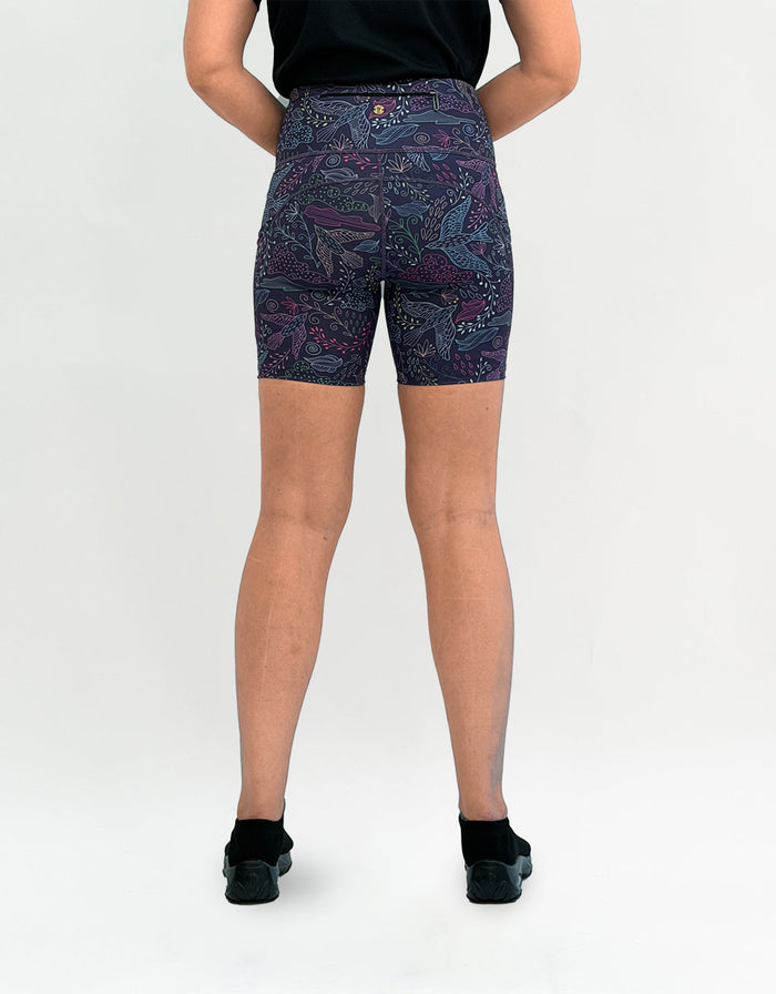 Twilight Flight Activewear Shorts + Pockets