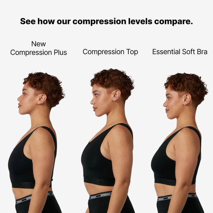 V Neck Compression Top - Chai
