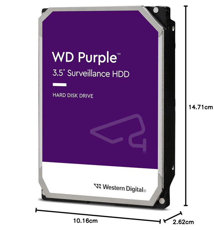 WD Western Digital Wd Purple 1Tb Surveillance Hard Drive (Wd10Purz, Sata 6 0 Gb)