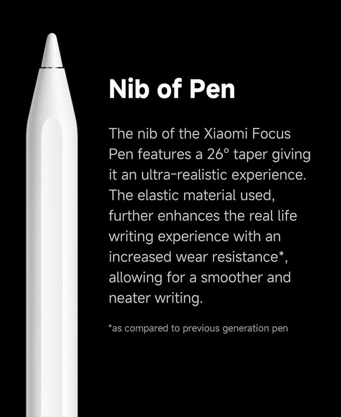 Xiaomi Focus Pen | Pressure Sensitivity | Ultra Low Latency | 0g Activation Force - Unboxify