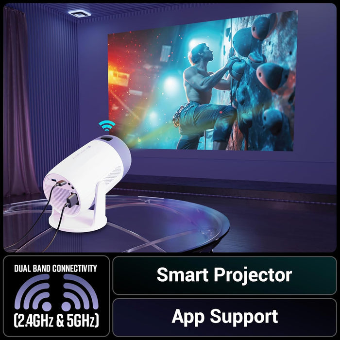 ZEBRONICS PIXAPLAY 63, Smart LED Projector (Without Stand) - Unboxify