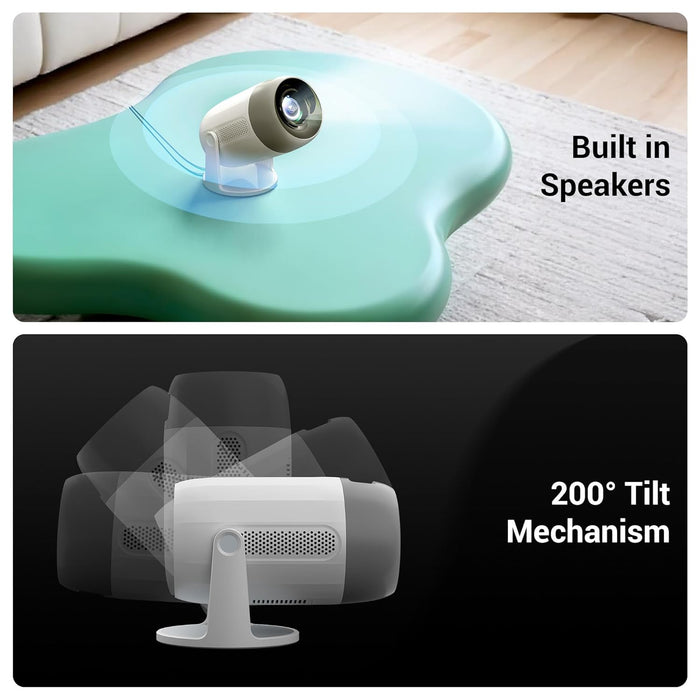 ZEBRONICS PIXAPLAY 63, Smart LED Projector (Without Stand) - Unboxify