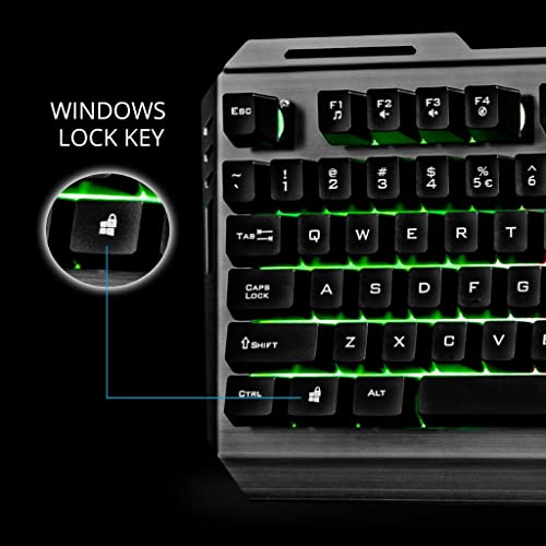 Zebronics Zeb-Transformer Gaming Keyboard and Mouse Combo (USB, Braided Cable) - Unboxify