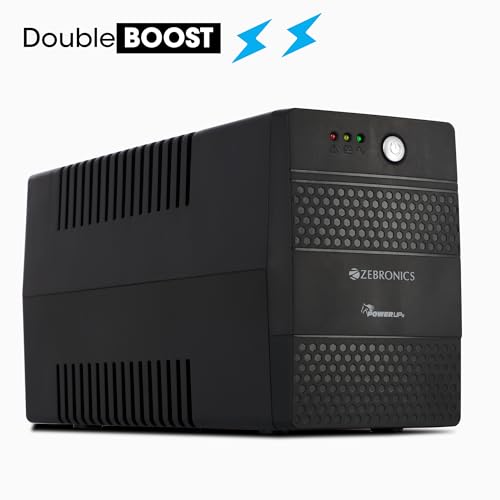 ZEBRONICS U735 600VA/360W Microcontroller Based UPS for Office Computers - Unboxify