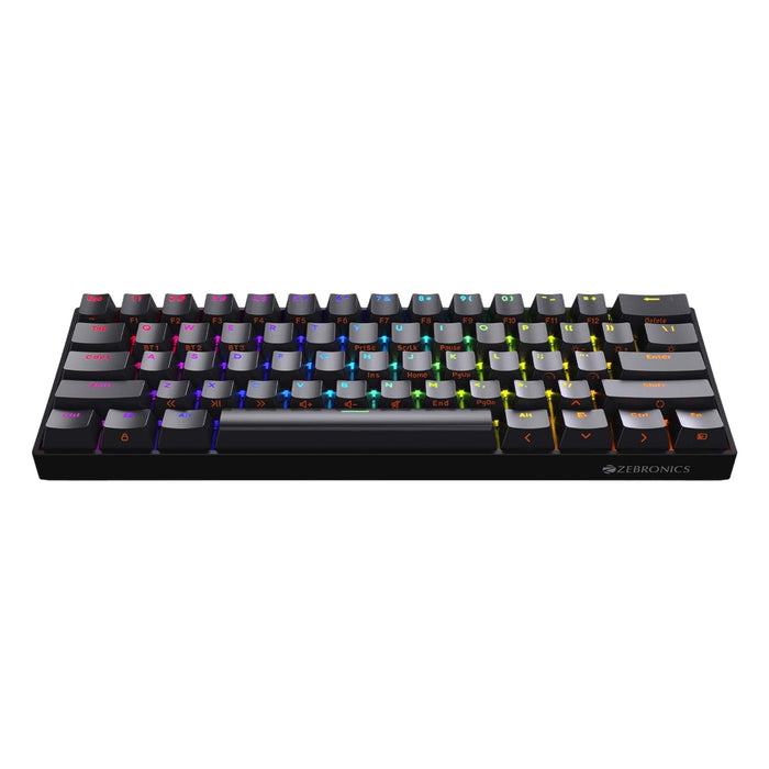 Zebronics ZEB-MAX NINJA 61 keys wireless mechanical keyboard - Unboxify