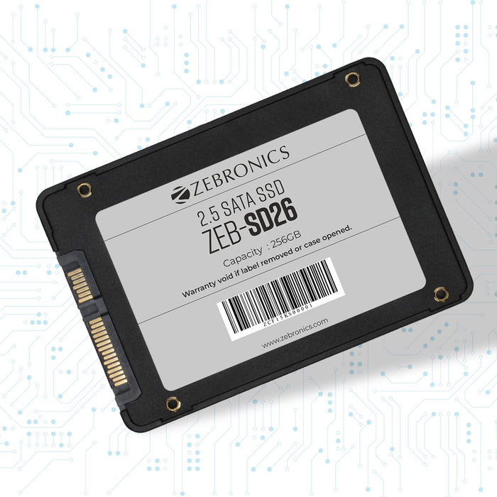 Zebronics ZEB-SD26 256 GB Solid State Drive, TLC, SATA II & SATA III Interface - Unboxify