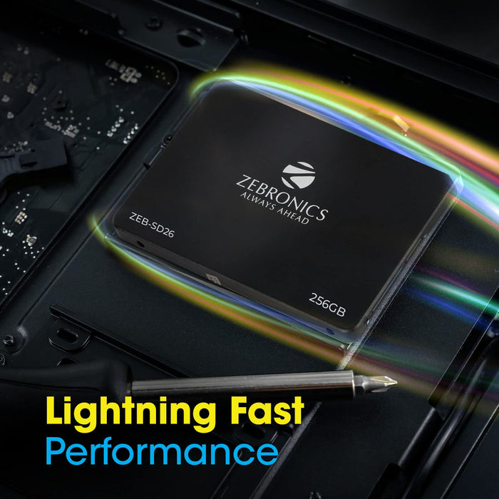Zebronics ZEB-SD26 256 GB Solid State Drive, TLC, SATA II & SATA III Interface - Unboxify
