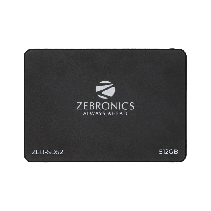 ZEBRONICS ZEB-SD52 SSD 512GB, SATA II and SATA III Interface, QLC, Silent Operation - Unboxify