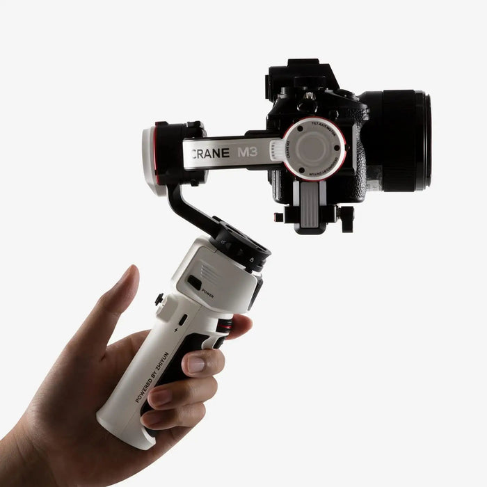 zhi yun Crane M3 Gimbal 3-Axis Handheld Stabilizer - All in One Design for Mirrorless Cameras, Smartphone, Action Cameras (UNBOXED) - Unboxify